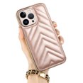 thumbnail image 1 of Allytech iPhone 12 Pro Max Case, Slim Classic Leather TPU Back Cover for Women Girls Anti-scratch Shockproof Protective Case for Apple iPhone 12 Pro Max - Pink, 1 of 6