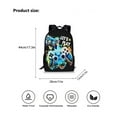 thumbnail image 2 of 3 PCS Game Backpack Set for Men Women 17in 3D Printed Personalized Bags Casual Travel Hiking Daypack Backpacks, 2 of 5
