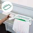 thumbnail image 5 of 3PCS Green Portable Trash Bag Holder Garbage Bag Holder Plastic Kitchen Cupboard Hanging Trash Can Waste Bin Rack Holder Kitchen Tools Kitchen Supplies Garbage Storage Rack Can 8.7"x4.7", 5 of 7
