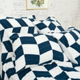 thumbnail image 2 of Herringbone Patch Indigo Full/Queen Quilt, 2 of 6