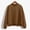 Brown, variant on hoksml Women's Crew Neck Long Sleeve Sweatshirt Oversized Loose Fit Solid Color Casual Pullover Top for Everyday Wear