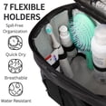 thumbnail image 5 of DAKIMOE Mesh Shower Caddy Portable Tote Dorm Organizers and Storage Foldable Toiletry Bag Perfect for College Students Men Women, Black, 5 of 10