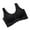 Black, variant on Backless Sports Bra Women Woman Bra No Underwire Underwears Base Vest Style Sports Base Underwears V-Neck No Underwire Bra Feature Hook and Eye Closure Molded Bra Style Y-343 , Black M