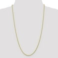 thumbnail image 2 of 10K Yellow Gold 2.25mm Diamond Cut Quadruple Rope Chain Anklet 10 Inch, 2 of 6