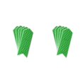 thumbnail image 1 of fastboy 5 Pieces Bike Stickers Bicycle Frame Guard Silicone Durable Rust-proof Anti-slip Chassis Cover for Protection Usage Small Green 5 Pieces 2Set, 1 of 6
