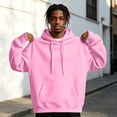thumbnail image 5 of Venzia Men Oversized Hoodie Pullover Sweatshirt Long Sleeve Hooded Top with Kangaroo Pocket Casual Autumn Winter Wear,XXL, 5 of 8