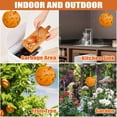 thumbnail image 4 of 6 PCS Fly Traps Ball Fly Trap Indoor, Hanging Fly Bugs Sticky Ball Outdoor, Gnat Trap Ball for House Plants Kitchen Drain Yard Garden (6PCS, Yellow), 4 of 18