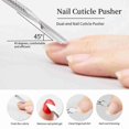 thumbnail image 6 of Stainless Steel Nail Clipper Set Cuticle Pusher Nipper Manicure Tool Kit for Home Nail Care, 6 of 7