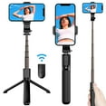 thumbnail image 1 of Perche à Selfie pour Cellulaire en Alliage d'Aluminium avec Télécommande Sans Fil pour Téléphone Intelligent, 1 of 6