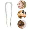 thumbnail image 3 of Unique Bargains 1 Pc Hair Pin U-shaped Hair Hairpin for Women Silver Tone, 3 of 5