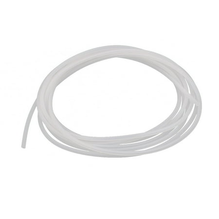 1mm x 2mm Food Grade Beige Silicone Tube Water Air Pump Hose Pipe