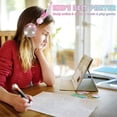 thumbnail image 2 of Auriculares inalámbricos SVYHUOK Unicornio Bluetooth 5.0 con micrófono para celular/iPad/PC/TV/PS4/Xbox Rosado, 2 of 3