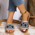 thumbnail image 6 of ATENAR Sandals for Women Fashion Solid Color Womens Sandals Outdoor Shoes Women Black 6.5, 6 of 9