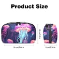 thumbnail image 5 of Jellyfish USB Organizer Charger Pouch Charger Organizer Travel Case Small Box Organizer Storage Container Waterproof Oxford Cloth Electronics Accessories Storage Case 5.9x9.44x3.14 in, 5 of 6