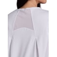 thumbnail image 4 of RBX Active Women's Plus Size Quick Dry Short Sleeve Workout Top with Mesh Panels, 4 of 5