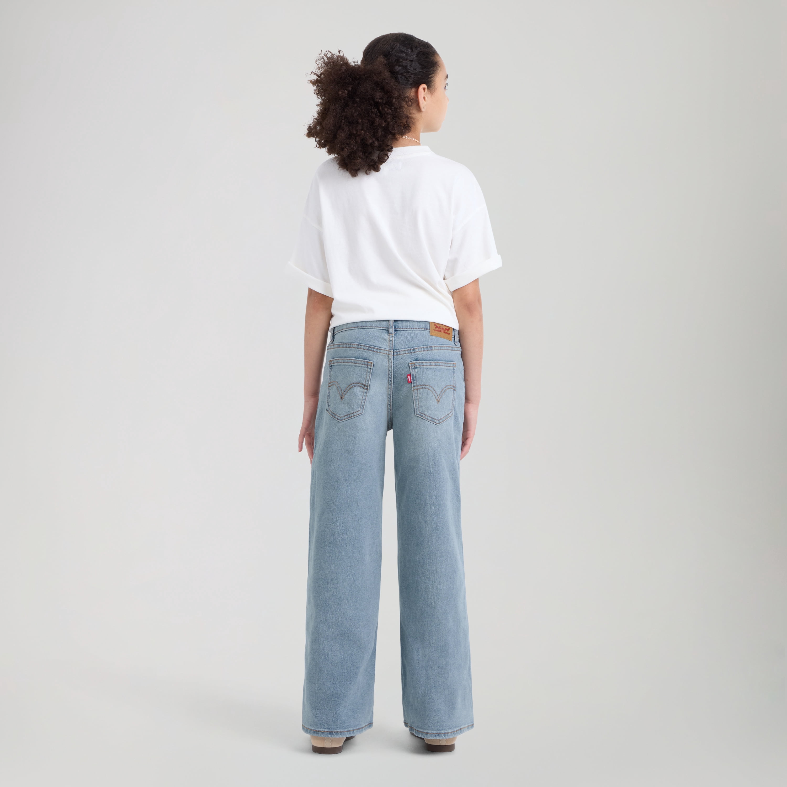 Levi Girls Wide Leg Denim Jean, Sizes 7-16