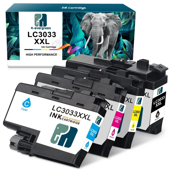 4PK LC3033 LC3033 XXL Ink Cartridges Black for Brother MFC-J995DWXL MFC-J815DWXL