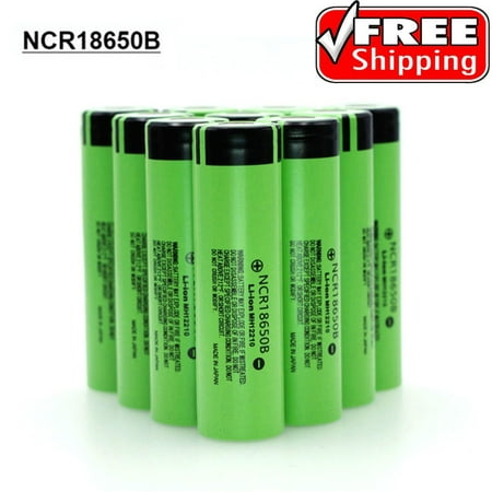 4 pcs NCR18650 3400mAh Rechargeable Battery 3.7V High Drain Li-ion Battery for