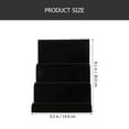 thumbnail image 2 of TEHAUX 2Ud Rack Transparente Para Bolsos Y Carteras En Acrílico Negro Ideal Para Y Almacenaje, 2 of 7