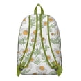 thumbnail image 3 of Elegant Flowers Print Backpack Gift Roomy School College Bookbag with Laptop Pocket Strong Unisex Backpack for Work Campus, 3 of 5