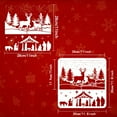 thumbnail image 2 of Christmas Deer Stencil 11.8x11.8 inch Christmas Nativity Scene Stencil Template Plastic Forest Deer Stars Snow Pattern Stencil Christmas Winter Stencil for Wood Walls DIY Christmas Decor, 2 of 7
