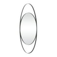 thumbnail image 5 of CosmoLiving by Cosmopolitan 16" x 42" Black Oval Wall Mirror, 5 of 7