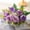Purple-PP-clearacne, variant on OEFNTAC Christmas Peony Artificial Bouquet Handheld Wedding Decoration Home Simulated Flowers Fake Centerpiece Holiday Arrangement 11.81x7.09x2.36in