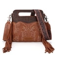 thumbnail image 3 of Bandolera Montana West Wrangler de piel con flecos para mujer, 3 of 7