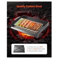 thumbnail image 2 of Carbon Steel Griddle 22x16 inch, Flat Top BBQ Griddle for Grill, Teppanyaki Plate, Portable Cookware for Camping, Tailgating, Family Meals - Black, 2 of 9