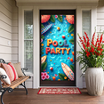 thumbnail image 6 of LUUFILx Pool Party Backdrop Banner Summer Event Decor Outdoor Swimming Celebration Background Party Supplies Tropical Hawaiian Decorations Beach Photoshoot, 6 of 8