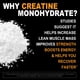 thumbnail image 3 of It's Just! - Creatine Monohydrate Powder, Pure Creatine Powder, Made in USA, 3rd Party Lab Tested, 5g Per Serving, Scoop Included, No Fillers, No Added Flavor (Unflavored, 500g / 100 Servings), 3 of 5