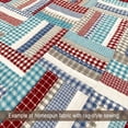 thumbnail image 3 of JCS Liberty Red Stripe Homespun Cotton Fabric - Sold by the Yard, 3 of 4