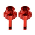 thumbnail image 1 of 2 Unids de de Dirección Metal Piezas de Actualización para Modelo de Coche a 1/12 rojo, 1 of 6