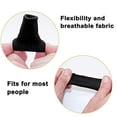 thumbnail image 2 of Fundas para dedos, férula para pulgar para apoyo de dedos, cinta elástica transpirable para dedos, compresión 10 piezas (negra), 2 of 5