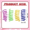 thumbnail image 6 of 10Pcs Colorful Interactive Cat Spring Toys, Heavy Duty Plastic Spiral Kitten Toys for Swatting, Biting, Hunting & Active Play, Durable Pet Toys to Kill Time & Keep Fit for Indoor Cats, 6 of 9