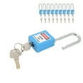 thumbnail image 3 of Lockout Tagout Kit, 10 Sets 1.5in  Padlocks Steel Beam Insulated Lock   Set Security  With 20 Keys For Industry Machine Manufacturing, 3 of 8