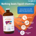 thumbnail image 5 of LIQUIDHEALTH 32 Oz B Complex Liquid Super Mega Energy Active B Vitamins Supplements Bcomplex Methlayted, Vegan, Gluten, Soy, Sugar Free - 3 Pack, 5 of 6