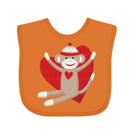 

Inktastic Hug Sock Monkey Gift Baby Boy or Baby Girl Bib