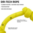 thumbnail image 2 of Playology Dog Toys | Durable Dri-Tech Rope, Chicken Scented Tug of War Toy - Medium, 2 of 6