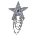 thumbnail image 1 of Visland Clothes Patch Multi-purpose Shiny Inlaid Tassel Design Sparkling DIY Handmade Five-pointed Star Jacket T Shirt Applique Sticker for Scarf, 1 of 8