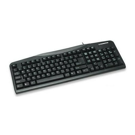 E03600u2 Black Usb Keyboard - Manhattan Enhanced USB Keyboard