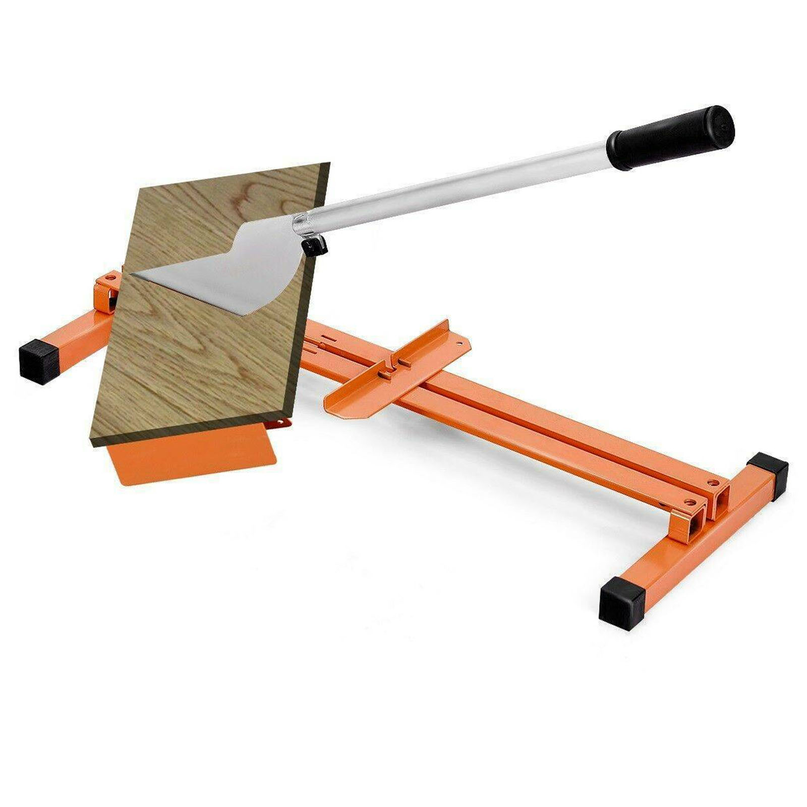 tonchean 12 inch Laminate Floor Cutter - Vinyl Wood Planks Cut Siding  Laminate Cutter Hand Tool Duty Steel 