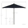 thumbnail image 5 of California Umbrella Venture 9' Bronze Market Umbrella in Indigo, 5 of 5