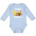thumbnail image 3 of Inktastic I'm 1 and Crushing It Construction 1st Birthday Boys or Girls Long Sleeve Baby Bodysuit, 3 of 5