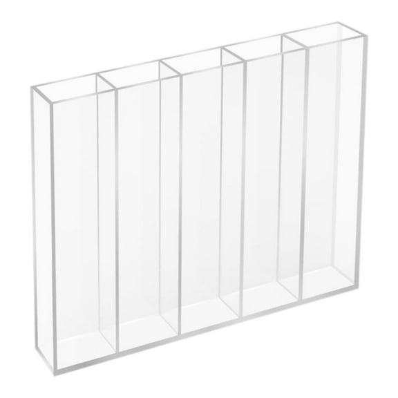 Zxpjkyu Acrylic Straw Organizer Straw Container Multifunction Reusable Straw Storage Box