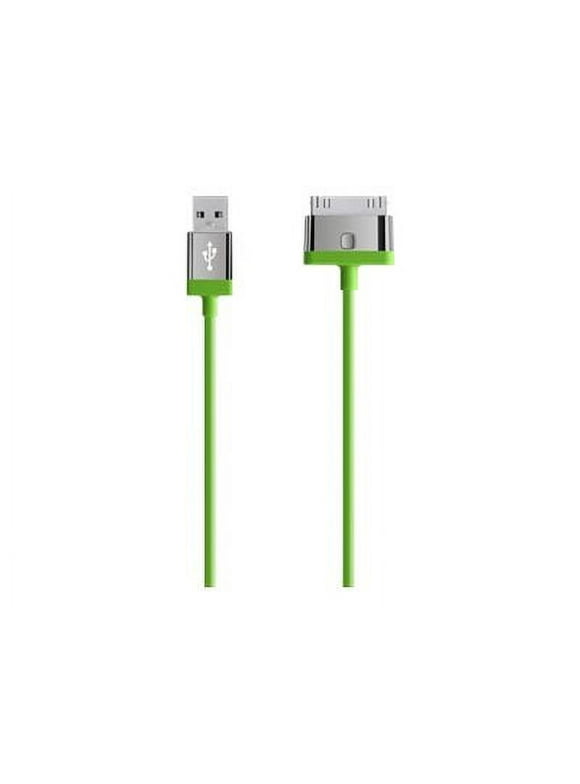 Belkin MIXIT ChargeSync 30-Pin Cable For Apple 3G/4, iPad And iPod, Green
