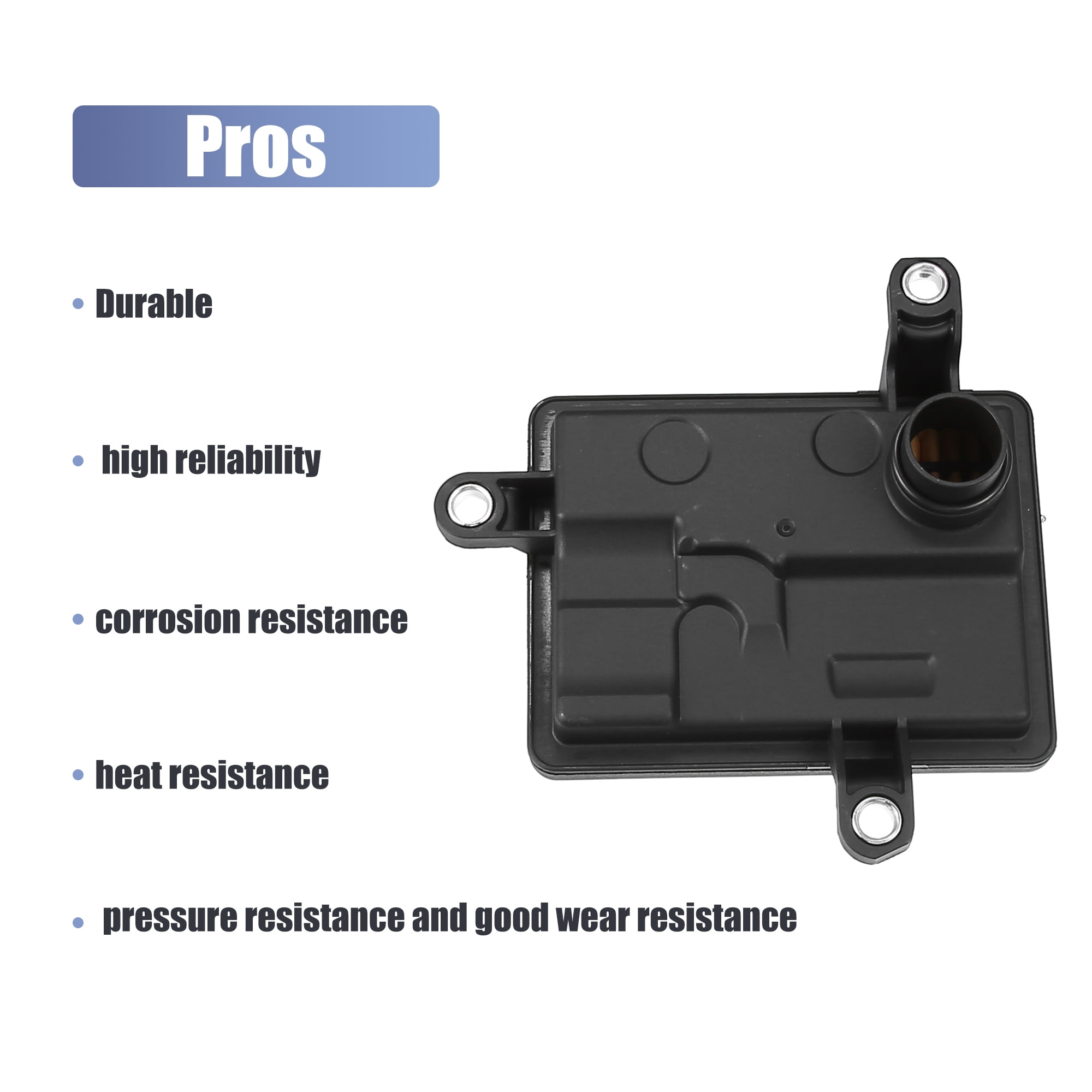 Unique Bargains 09G 325 429 D Transmission Filter Oil Pan Gasket Kit for VW Passat 2014-2017, Black