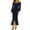 Navy, variant on Women's Cocktail Dress Elegant Strapless Off Shoulder Sexy Sheer Mesh Sleeve Pleated Trim Wrap Side Slit Maxi Long Party Dresses