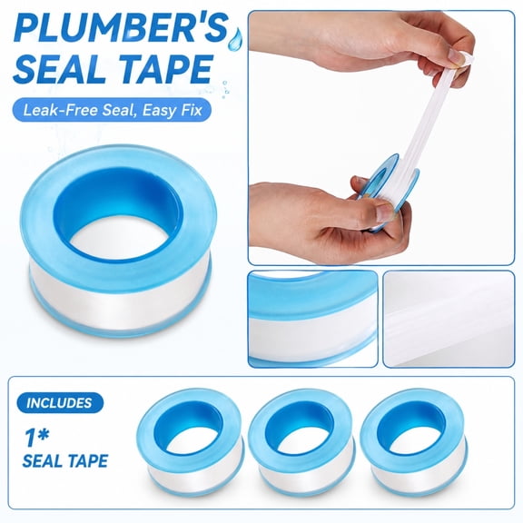 All-Purpose Water Seal Repair Fitting Tape, Ornament Tape for Water Leaks, Water Proof Tape for Leaks, Plumbers Tape for Shower Head, Butyl Sealant Tape, Forms A Long-Lasting