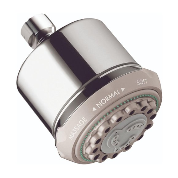 Alcachofa de ducha hansgrohe Clubmaster de 10 cm con 3 pulverizadores cromados 28496001